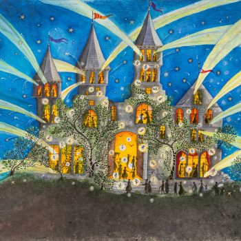 Celebrating the Wedding by Jane Ray, mixed media