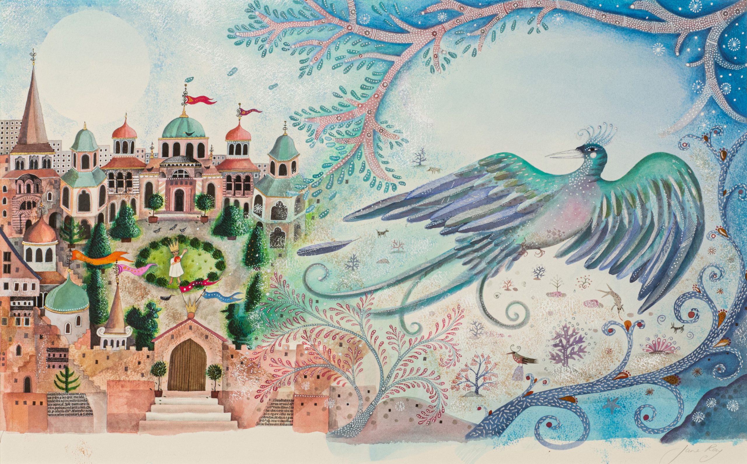 Follow Me by Jane Ray, mixed media Follow Me by Jane Ray, mixed media