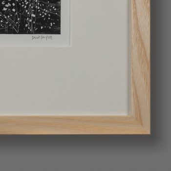 Frame detail of Sun and Leaves IV by David A Parfitt RI