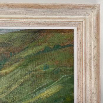 Hand painted distressed finish