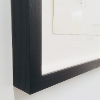 Ebonised ash frame