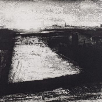 The Thames Westminster by Jason Hicklin RE, Etching