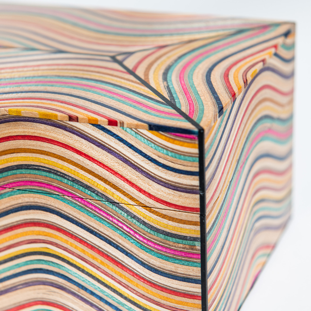 Detail of Wave Box by Mark Barlow