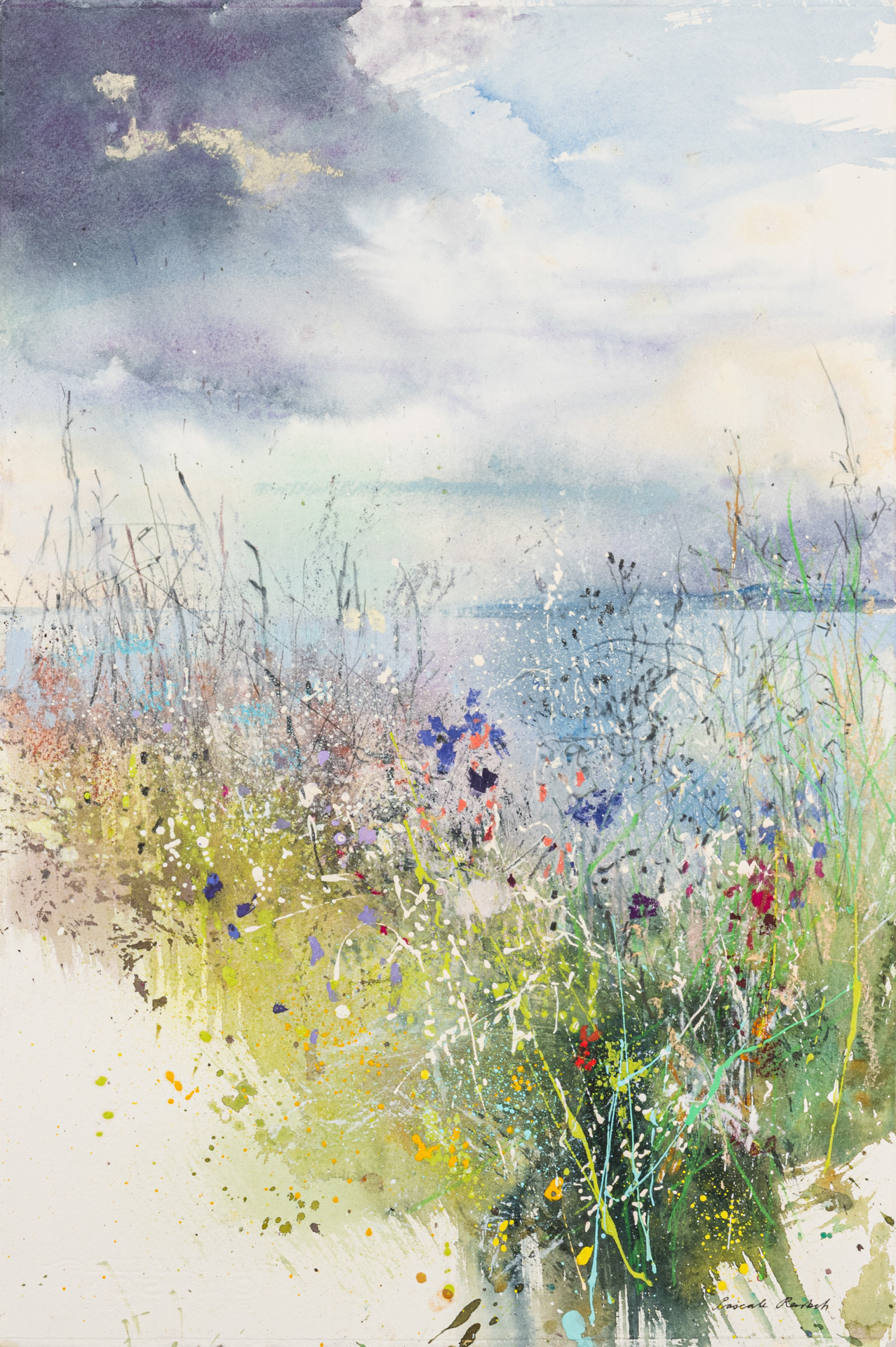 Wild Meadow by the Sea by Pascale Rentsch