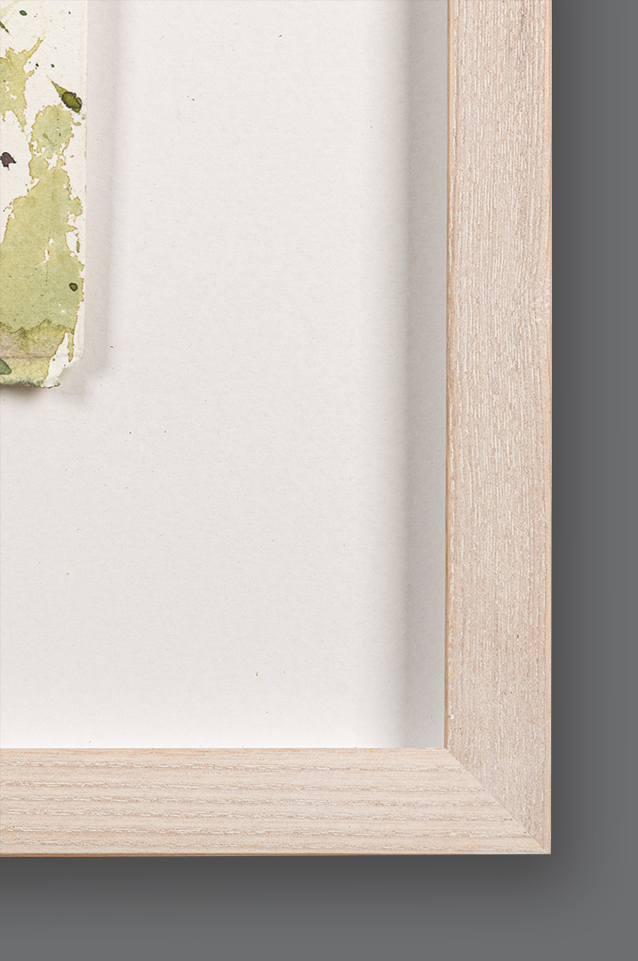 Framed detail of Wild Meadow by the Sea by Pascale Rentsch