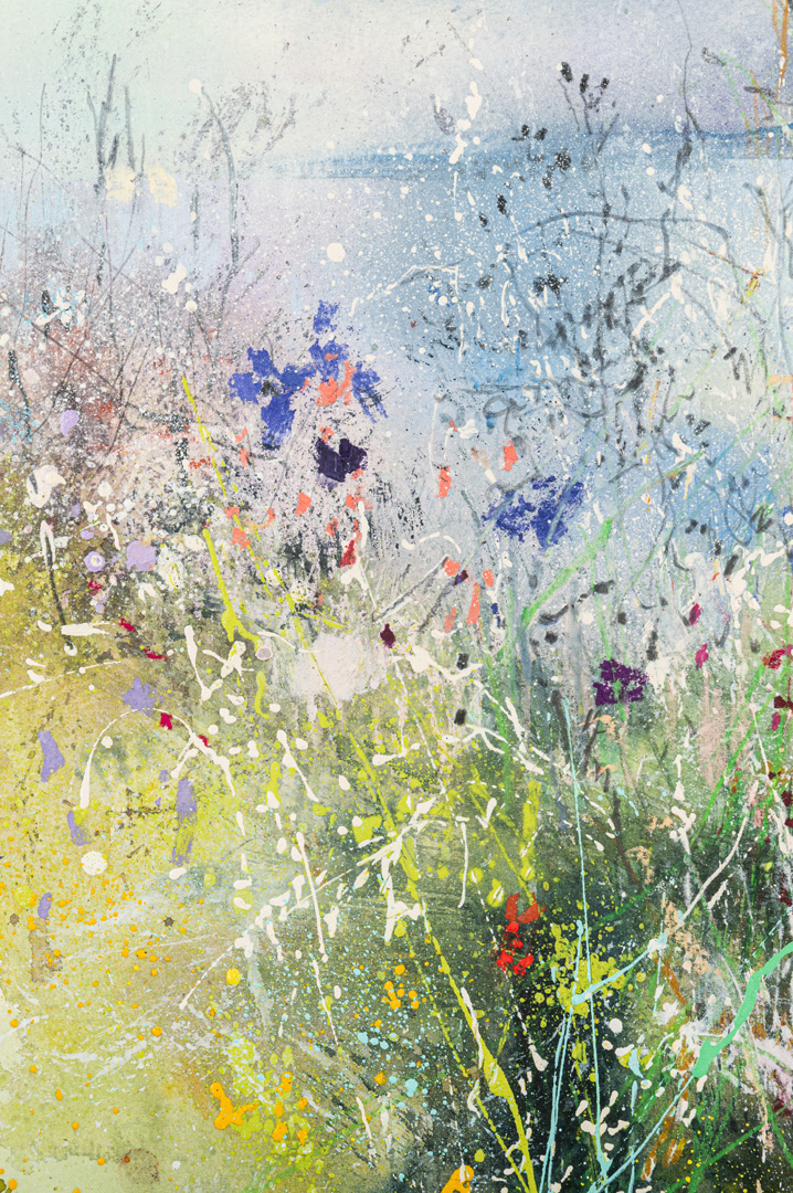Detail of Wild Meadow by the Sea by Pascale Rentsch