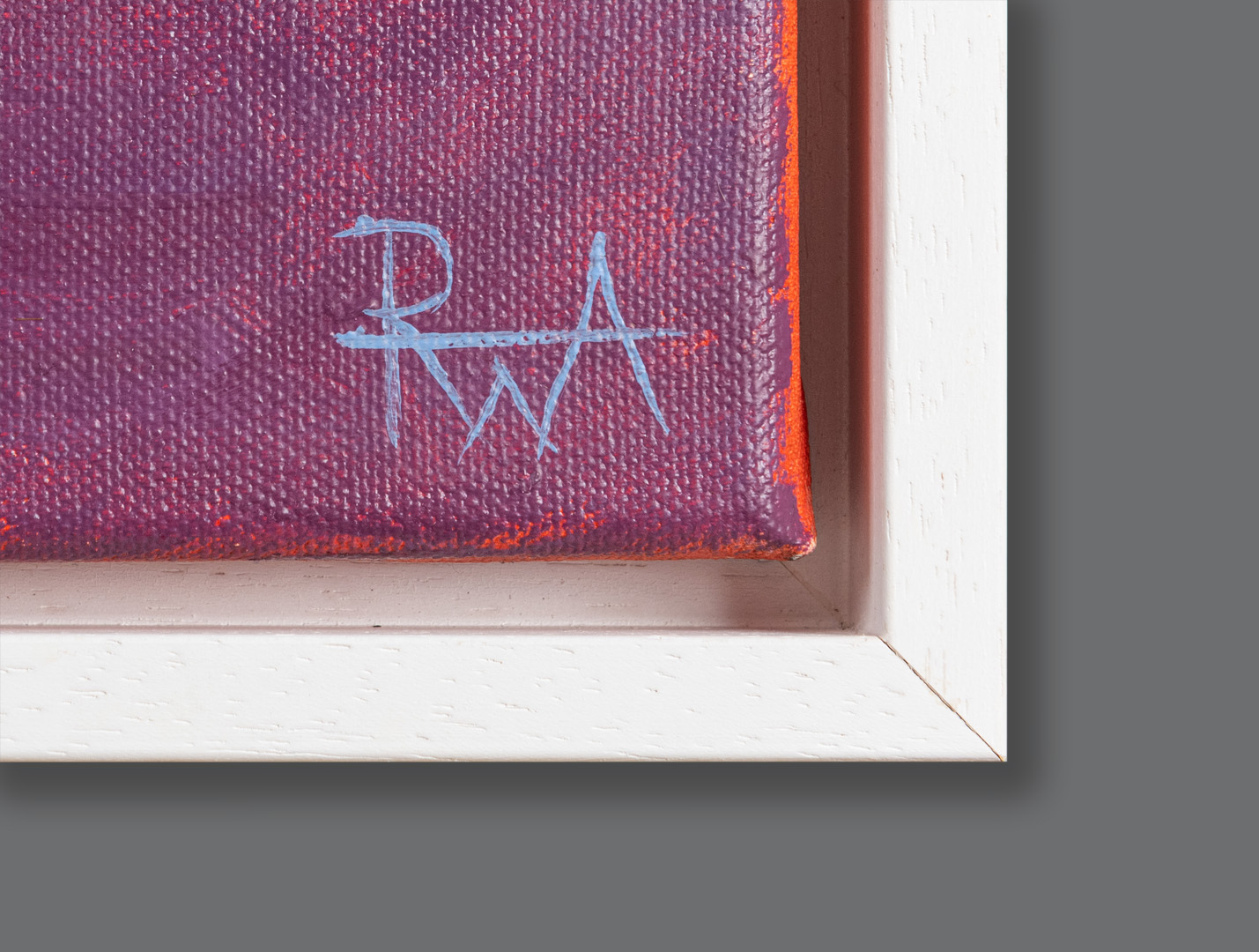Signed detail of Creek shapes & Avocets by Richard Allen