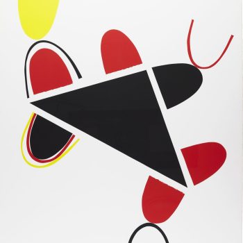 Red Black Yellow, screen print byTerry Frost