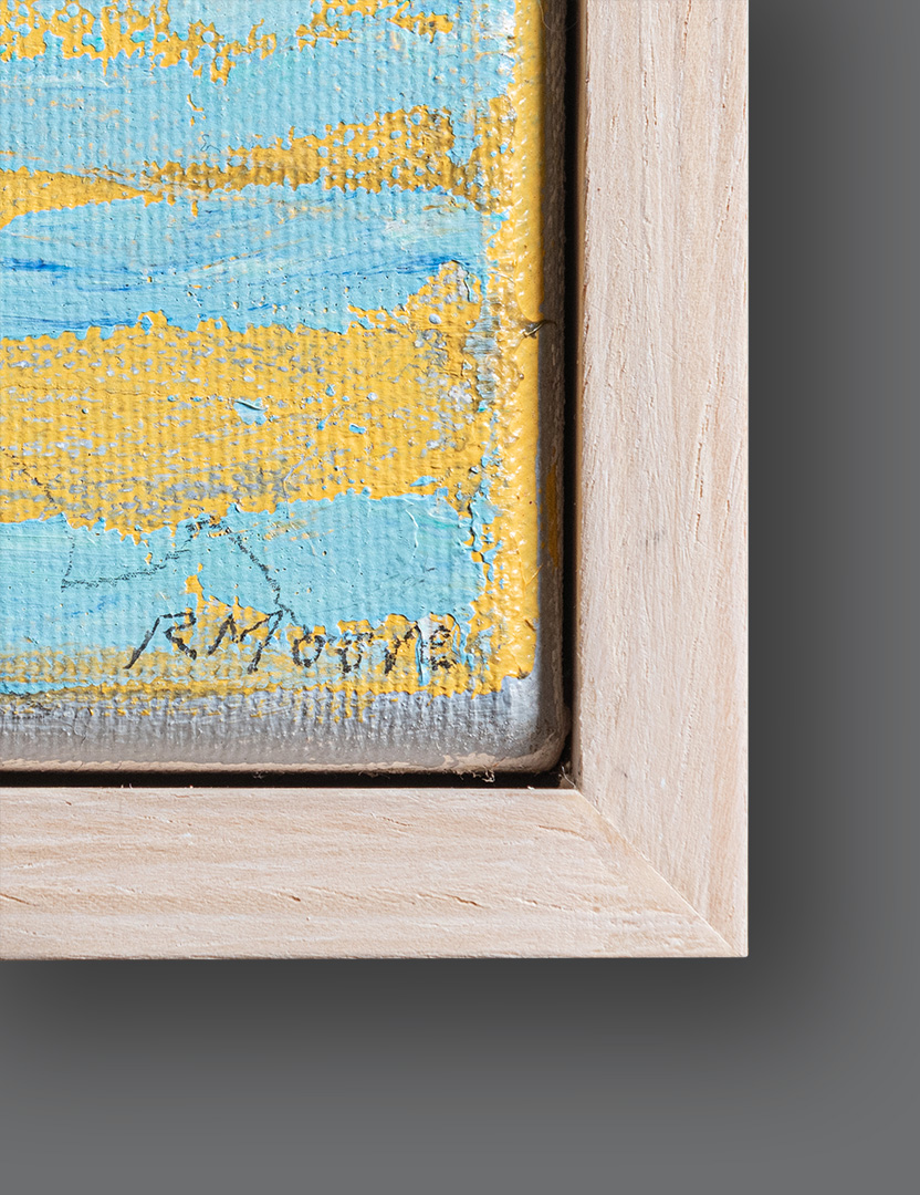 Framed detail of Across the Bay, original oil painting on canvas by Rob Moore Framed detail of Across the Bay, original oil painting on canvas by Rob Moore