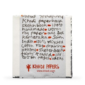 Cotton Rag paperback sketchbook by Khadi Papers
