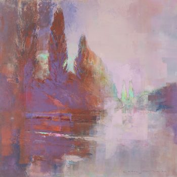 Jetty, original painting on board by Colin Black