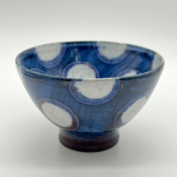 Olive Bowl - Blue Spot by Selborne Pottery