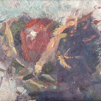 Horse Chestnut 1, oil on panel by Andrew Farmer ROI