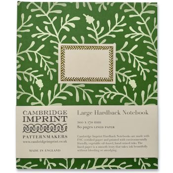 Large Hardback Notebook by Cambridge Imprint.