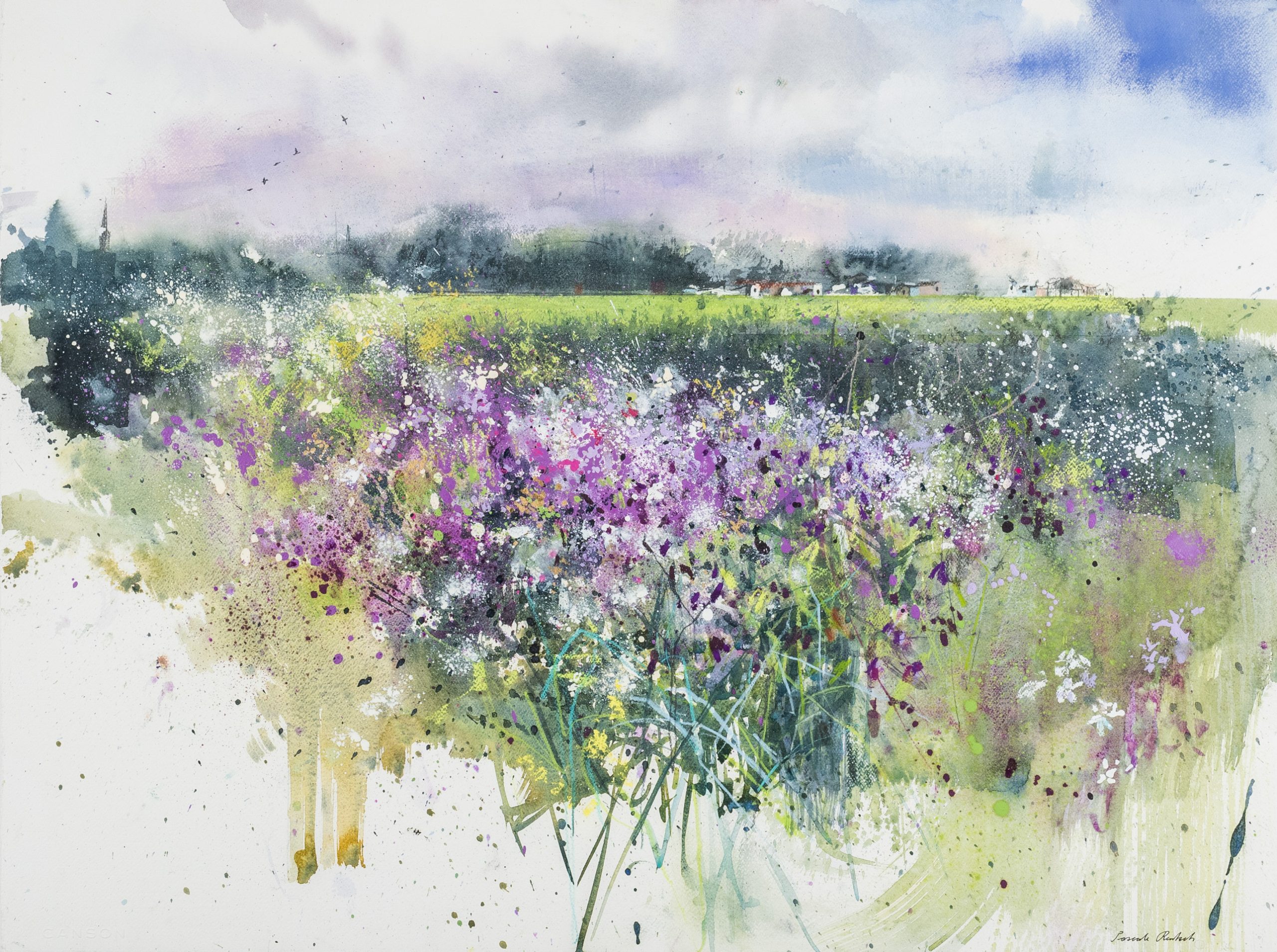 River Walk, original painting by Pascale Rentsch RSW