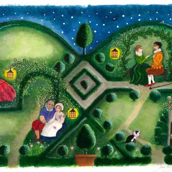 Journeys End in Lovers Meeting, original painting by Jane Ray