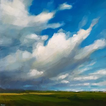 Summer Rain, original painting by Kirsty WHyatt