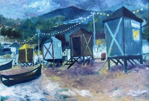 Dunoon, greetings card by Walter Bernardini