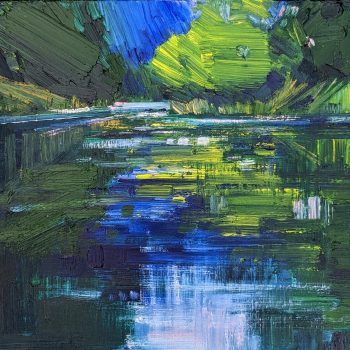 Early Morning River, original painting by Emerson Mayes