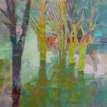 Flooded River, original painting by Colin Black