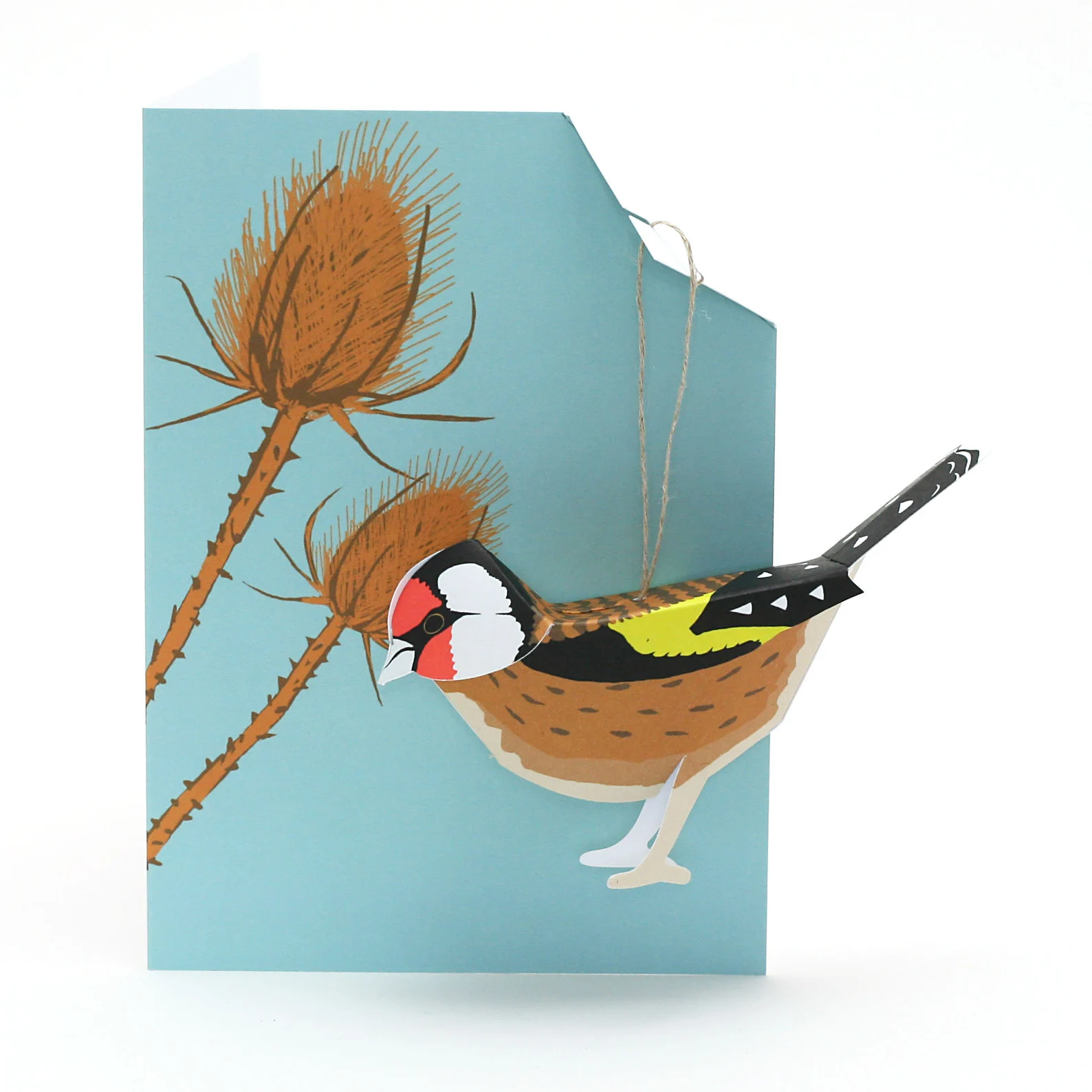 Goldfinch - 3D Hanging Bird by Faye Stevens
