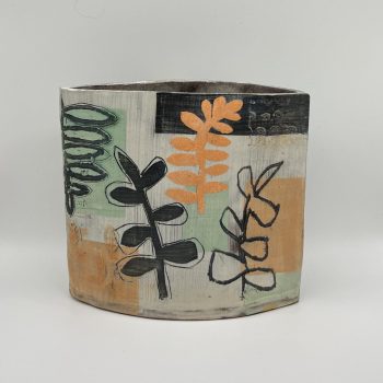 Holloways 1, slab-built ceramic by Yvette Glaze.