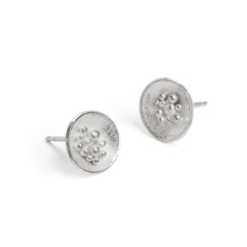 Adorn Granulated Stud Earrings by Hannah Bedford