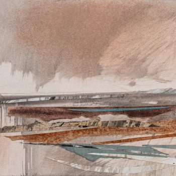 Scarborough Days, acrylic, pastel and collage by Janine Baldwin PS