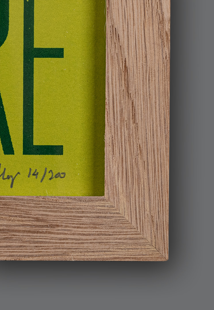 Framed detail of Malham Cove, limited edition of 200 by Paul Kelly