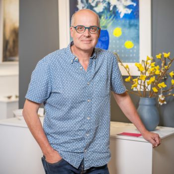 Picture of Richard Hawkes owner of Watermark Gallery Harrogate