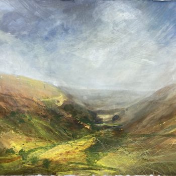 High Summer in Littondale, original painting by Katharine Holmes