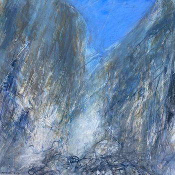 Limestone Waterfall, Gordale, original painting by Katharine Holmes
