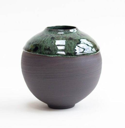 Medium Onyx Moon Jar by Kirsty Adams