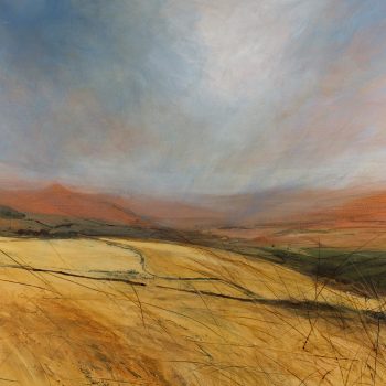 A Late Summer Evening on Boss Moor, original painting by Katharine Holmes