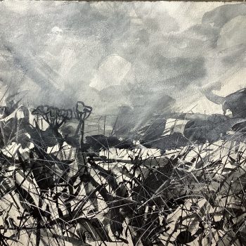 In the Long Grasses, Summer, original painting by Katharine Holmes