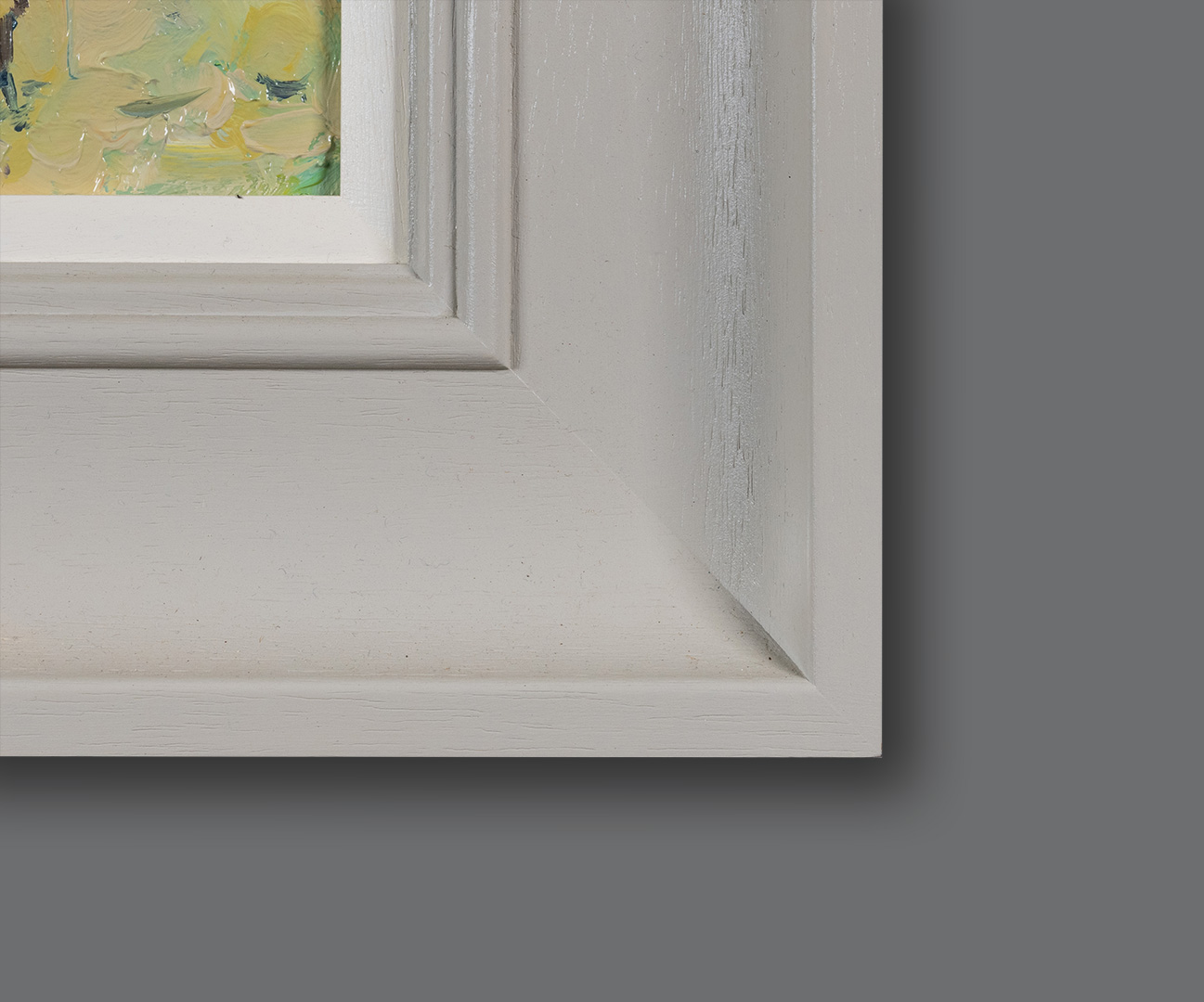 Framed detail of Rolling Waves, original painting by Andrew Farmer ROI