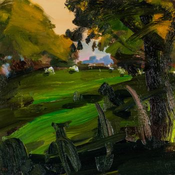 Top O' the Lonnen, original painting by Robert Newton