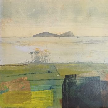 Great Blasket Island, original painting in mixed media by Ruth Ander