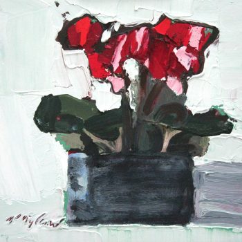 Cyclamen, original painting by Mhairi McGregor