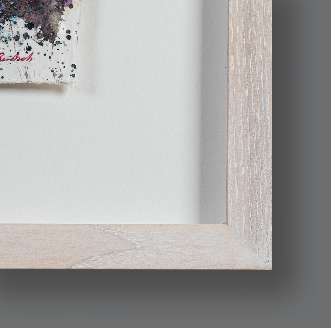 Framed detail of Gold in the Dark I, original painting by Pascale Rentsch RSW