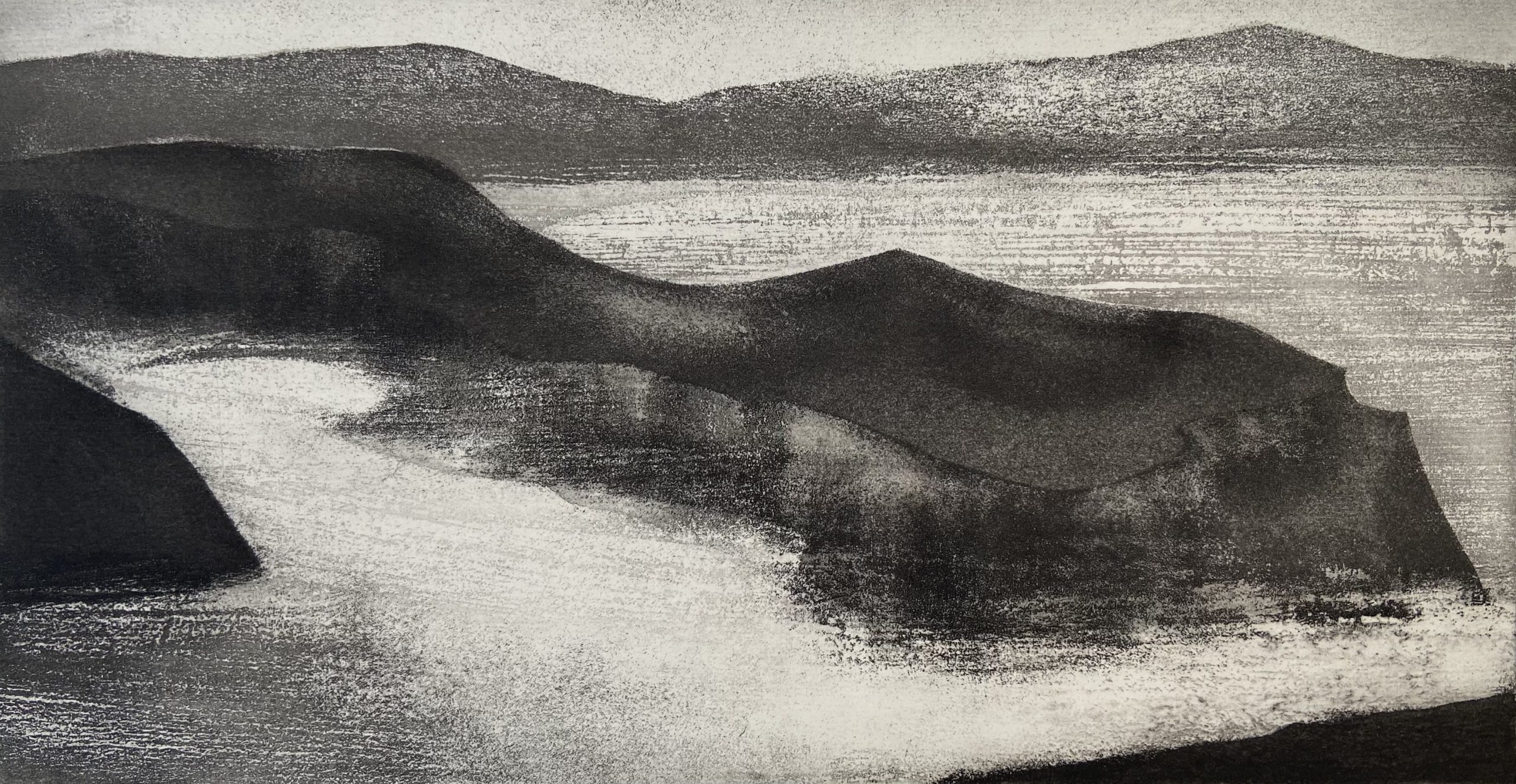 Solva Harbour, limited edition etching by Jason Hicklin RE Solva Harbour, limited edition etching by Jason Hicklin RE