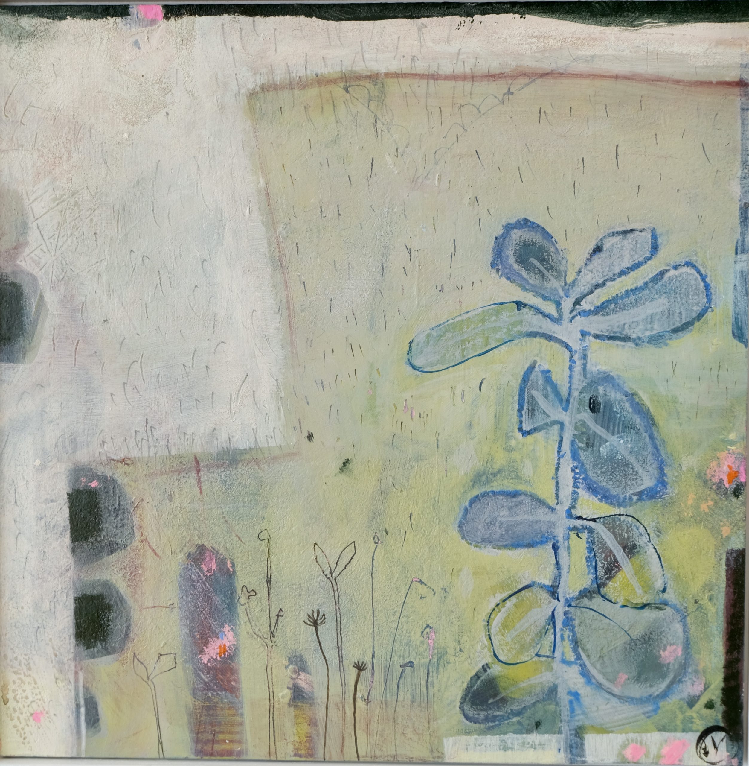 Summer Garden, original painting by Shirley Vauvelle