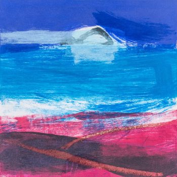 From Achnachloich Beach, monotype 1/1 by Caroline Bailey RSW