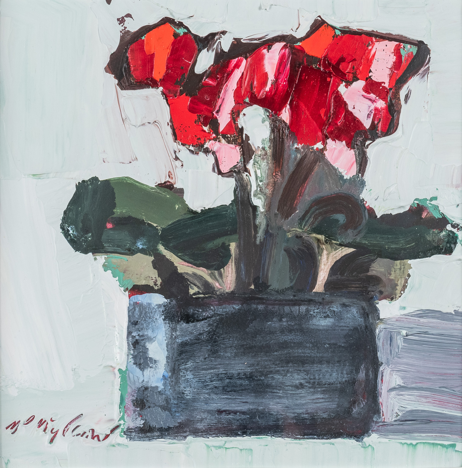 Cyclamen, original painting by Mhairi McGregor Cyclamen, original painting by Mhairi McGregor