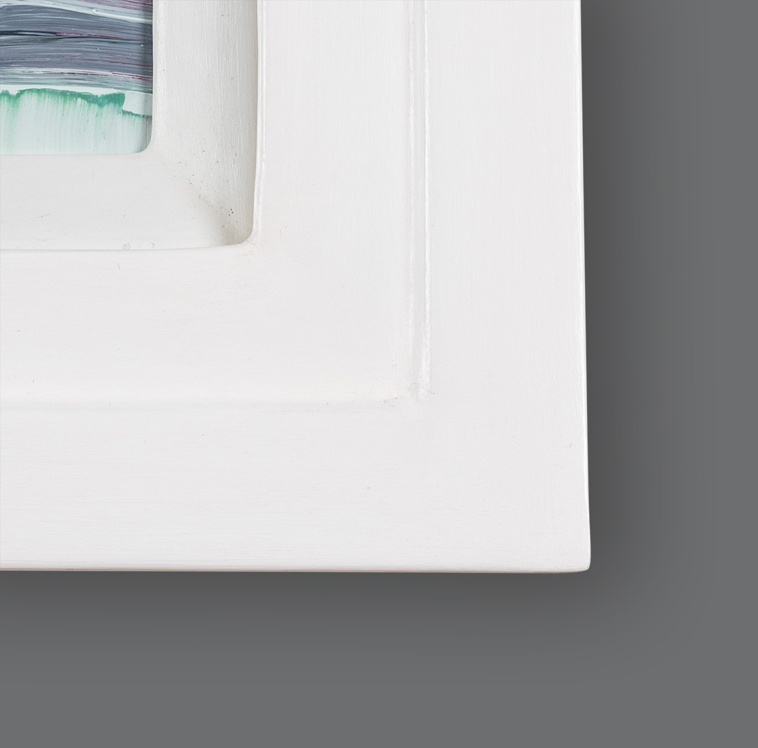 Framed detail of Cyclamen, original painting by Mhairi McGregor Framed detail of Cyclamen, original painting by Mhairi McGregor