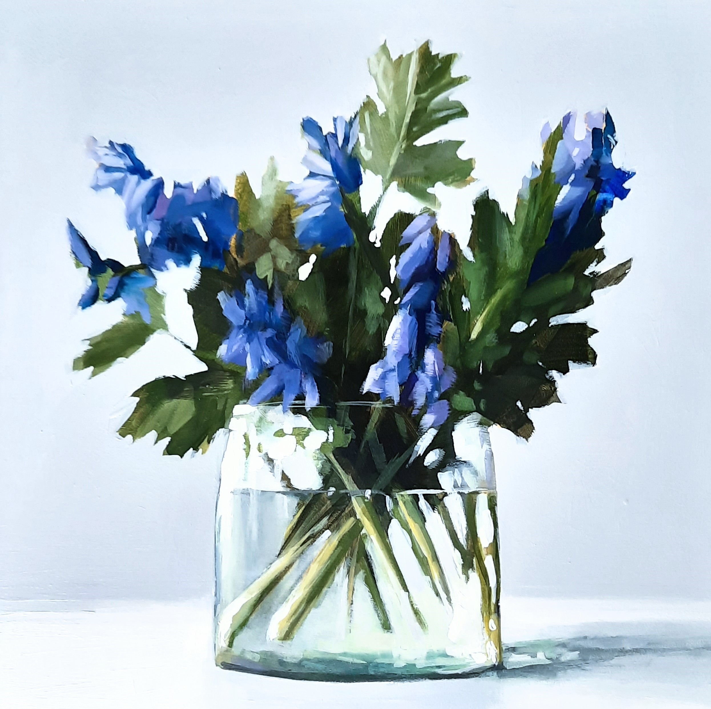 Bluebells, original painting by Kirsty Whyatt