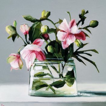 Fuchsias, original painting by Kirsty Whyatt