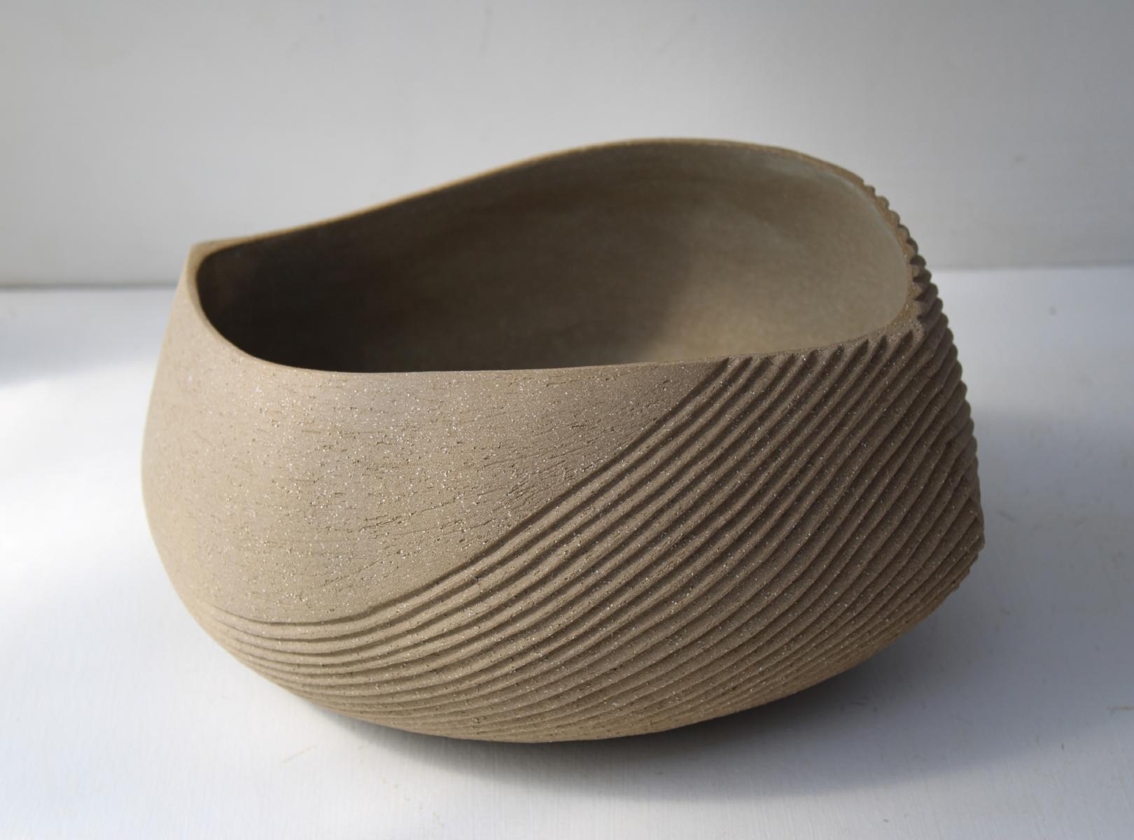 Side 2 of Large Landlines Bowl, ceramic by Michele Bianco