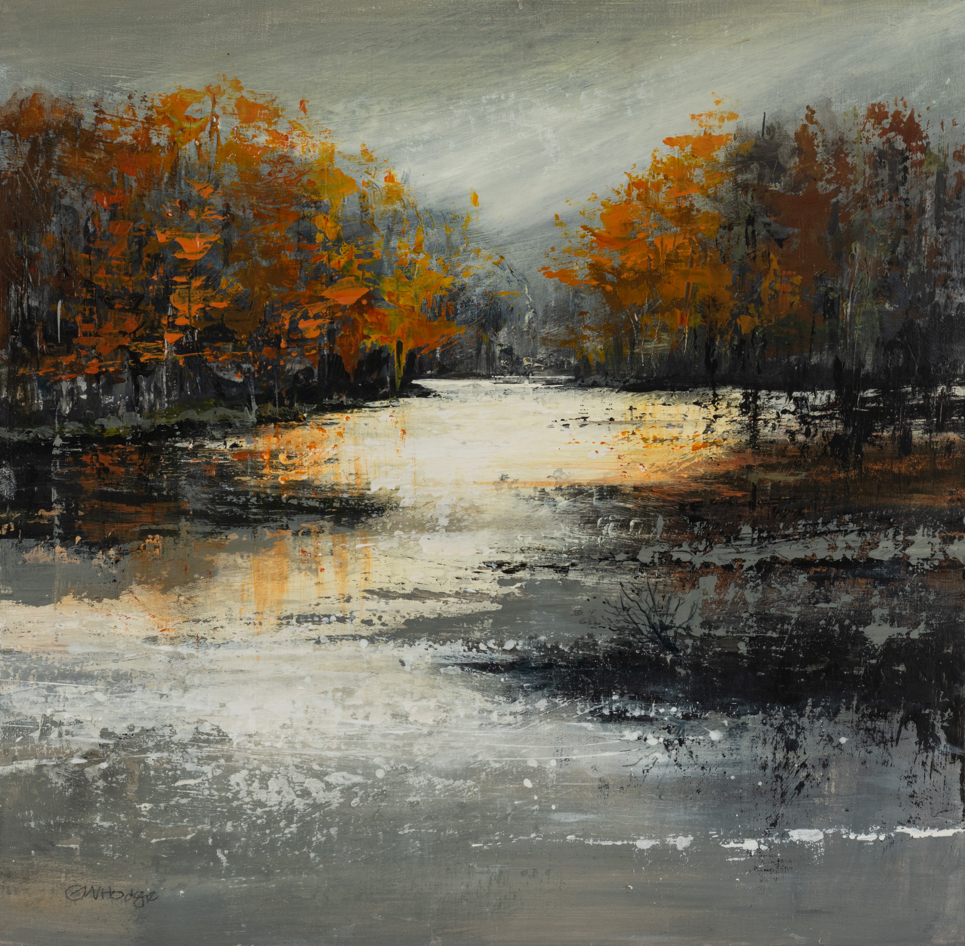 No Dippers Today, original painting by Winifred Hodge