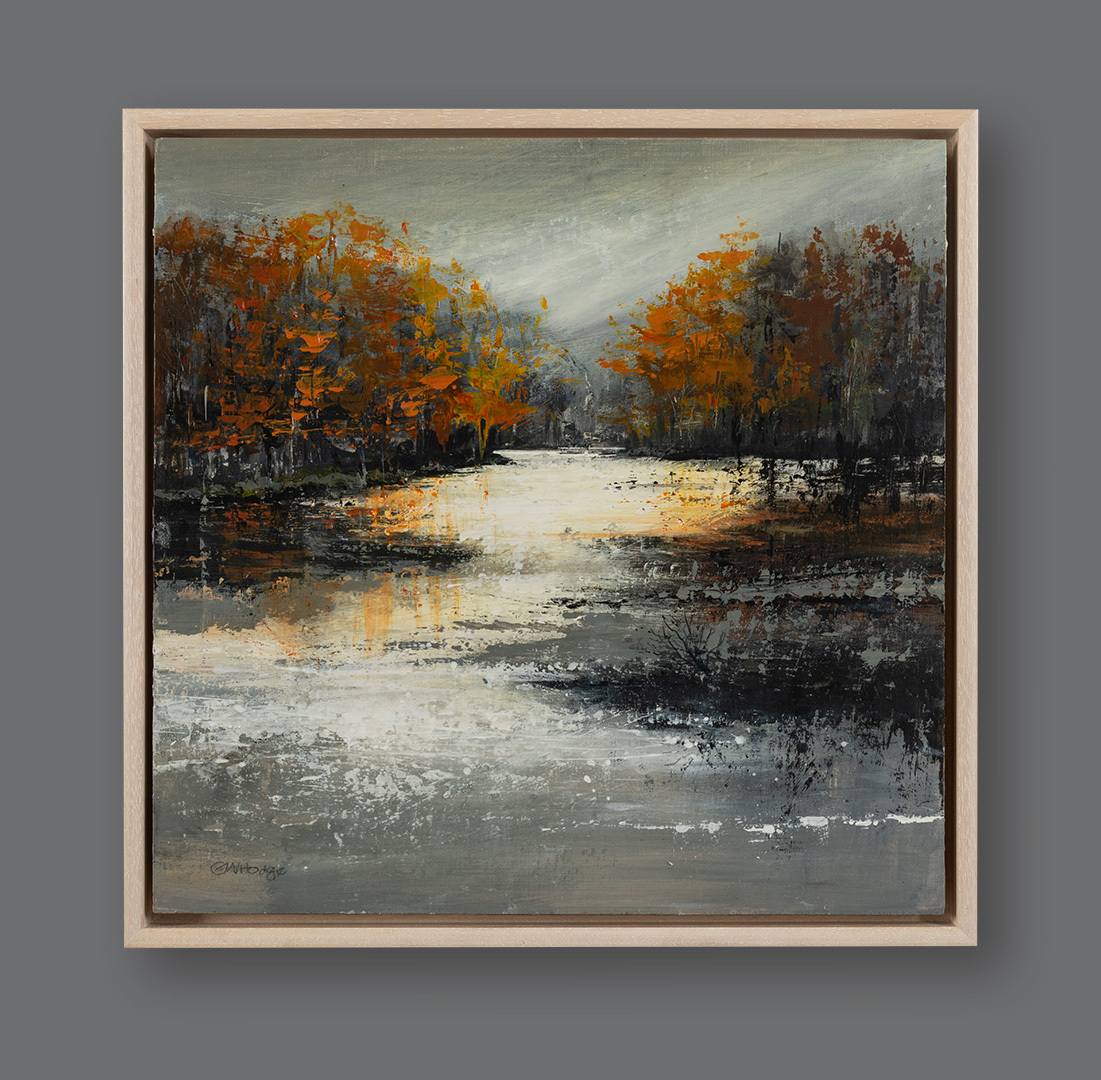 No Dippers Today, original painting by Winifred Hodge, framed, framed